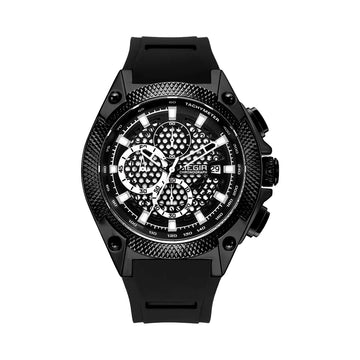 Reloj Megir 2127G Cronógrafo Táctico para Hombre | Acero y Silicona