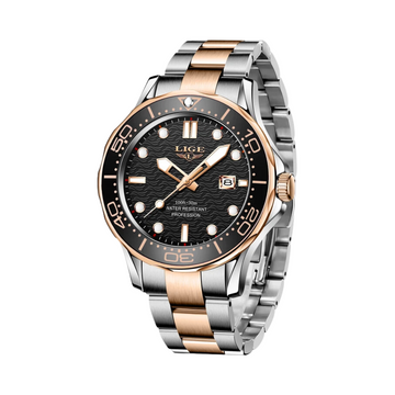 Reloj LIGE 8936 Bicolor para Hombre | Presencia y Estilo Clásico