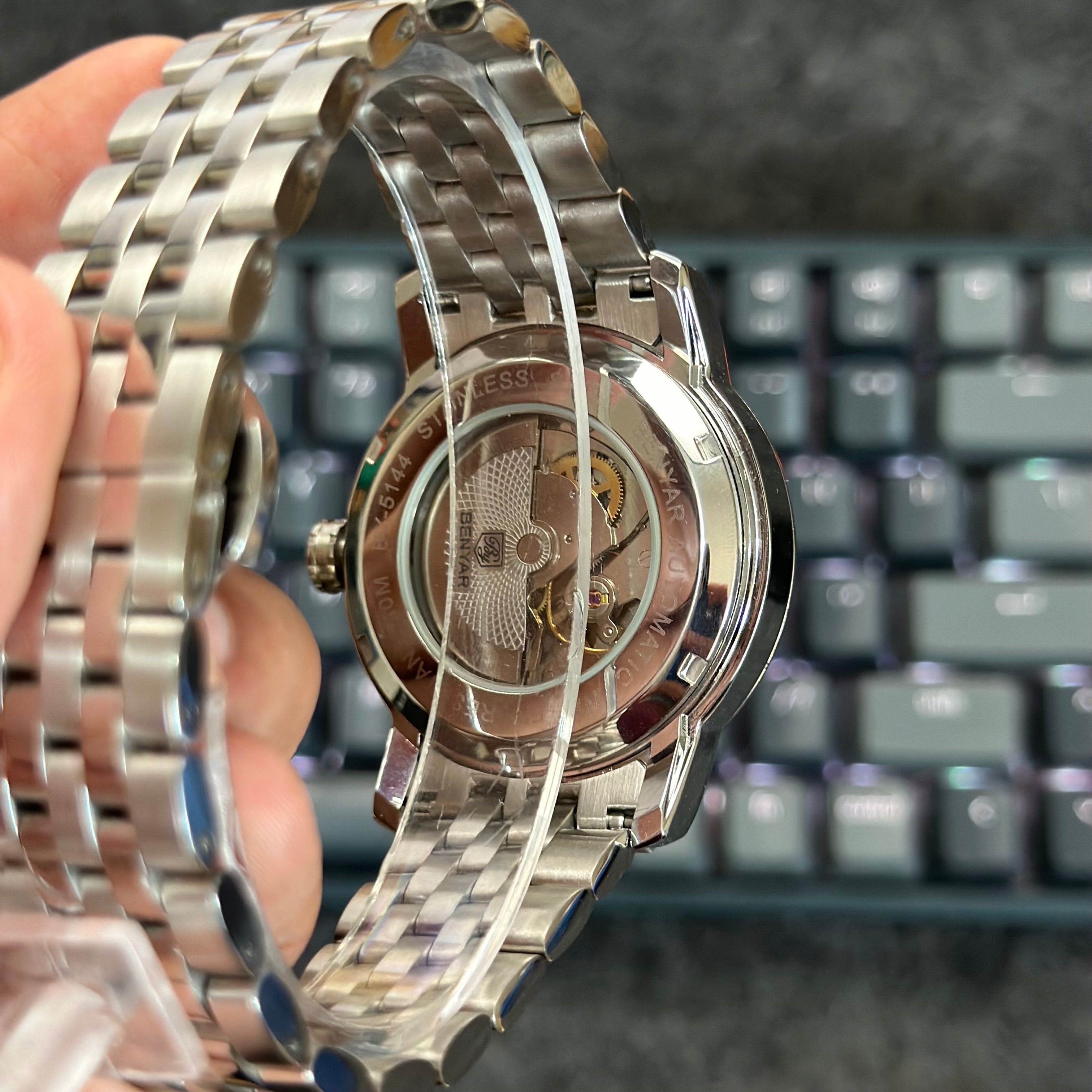 Elegante Reloj Benyar automático | BY-5144