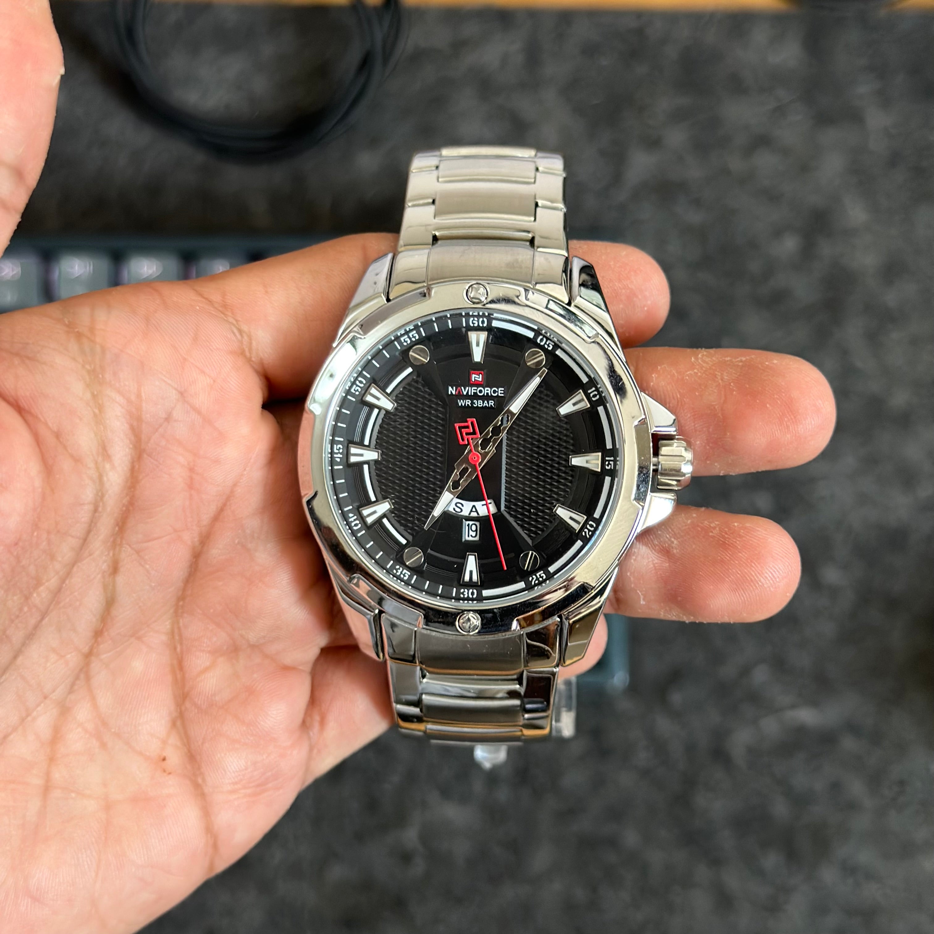 Reloj Naviforce 9161 de Acero para Hombre | Robusto y Funcional
