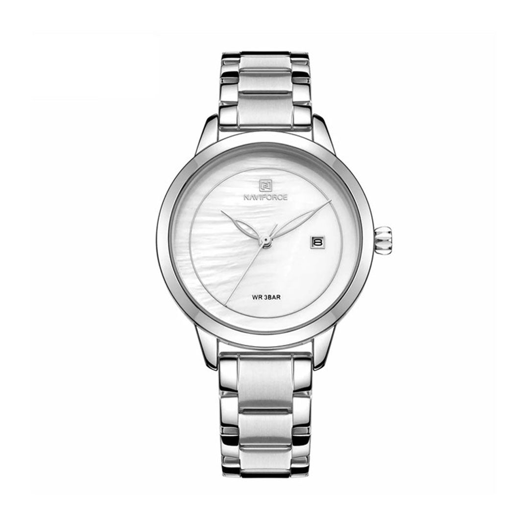 Reloj de Dama Naviforce 5008 | Elegancia Minimalista con Esfera de Nácar