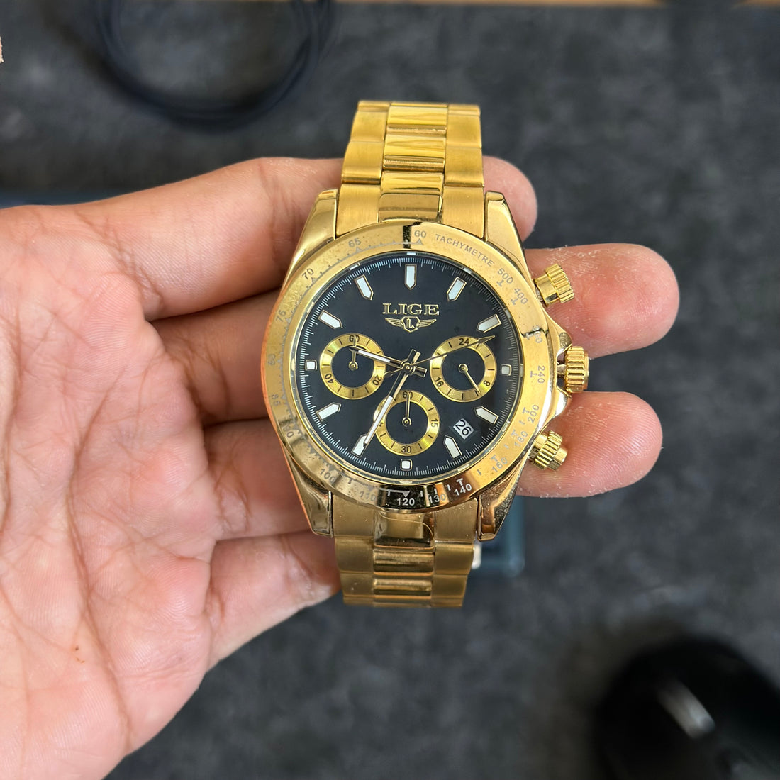 Elegante Reloj Lige con movimiento de cuarzo japonés | LG-8937