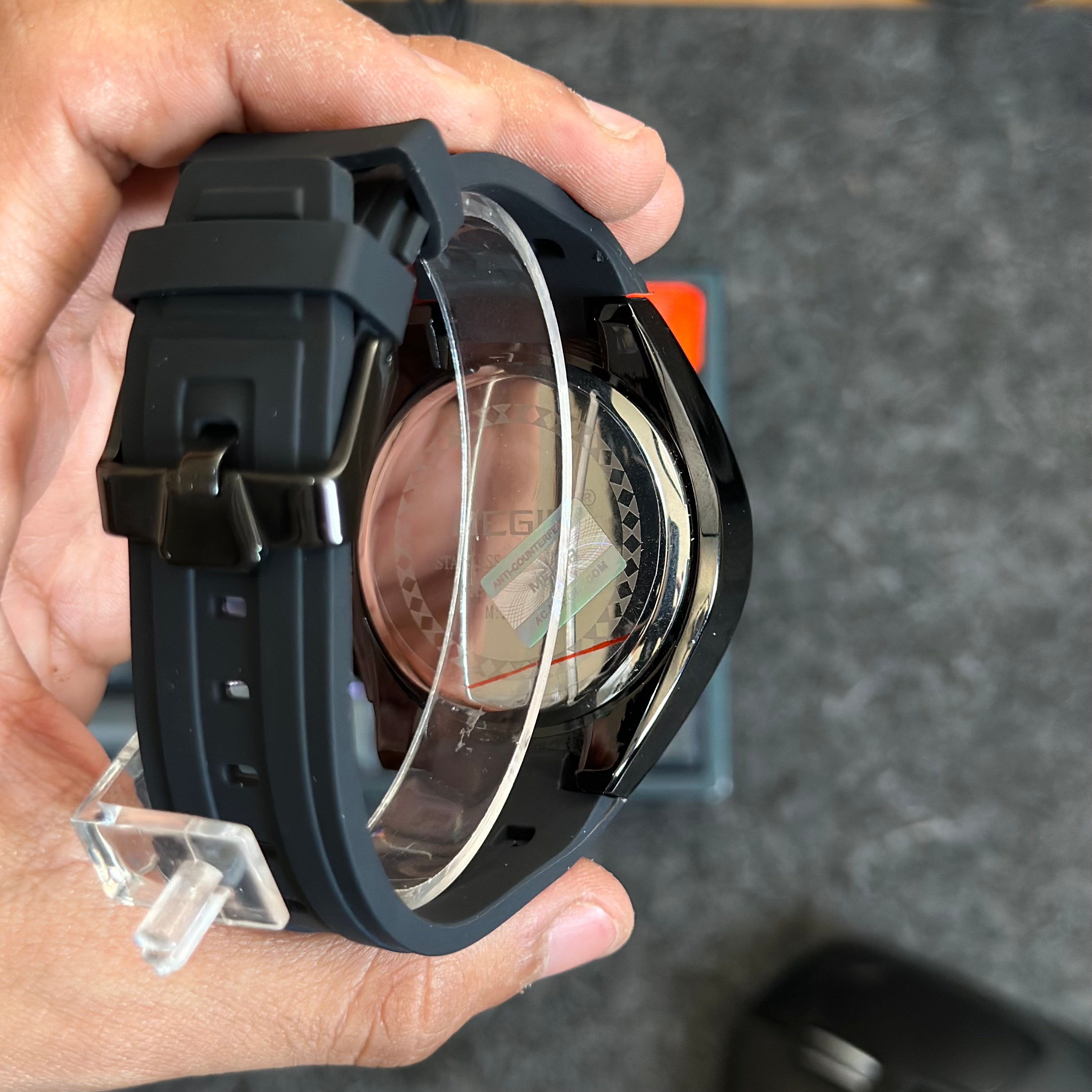 Reloj Megir 2127G Cronógrafo Táctico para Hombre | Acero y Silicona