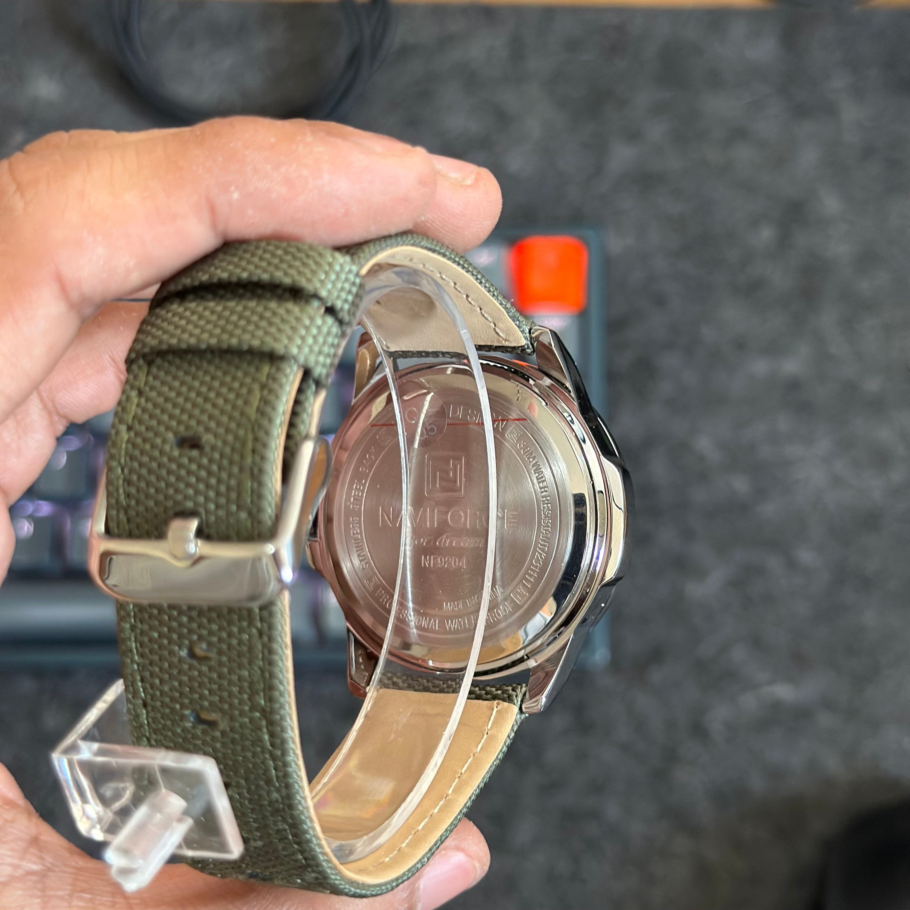 Reloj Naviforce militar con correa de Nylon  | NF-9204