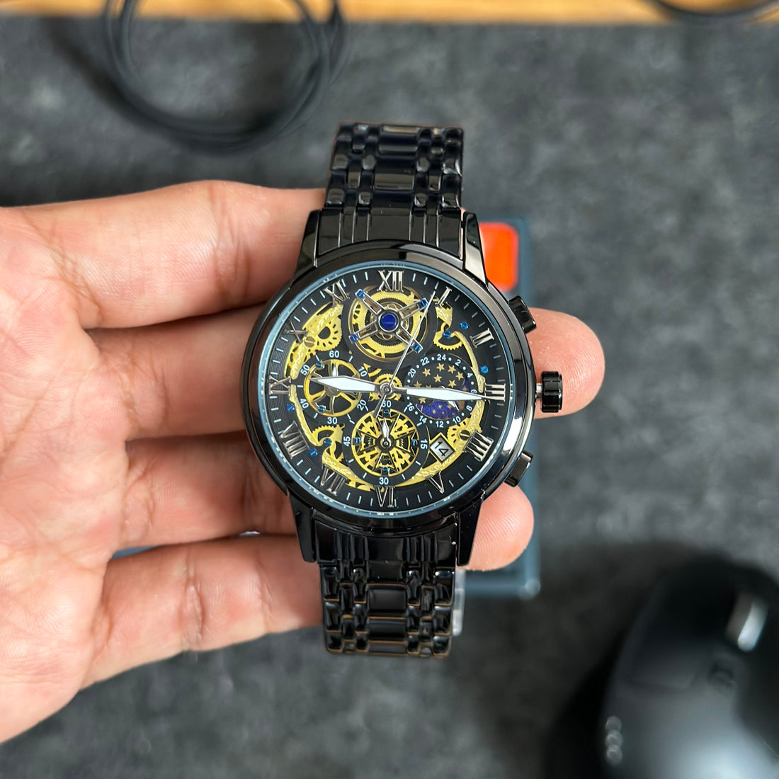 Elegante Reloj Lige metálico para hombre | LG-8973