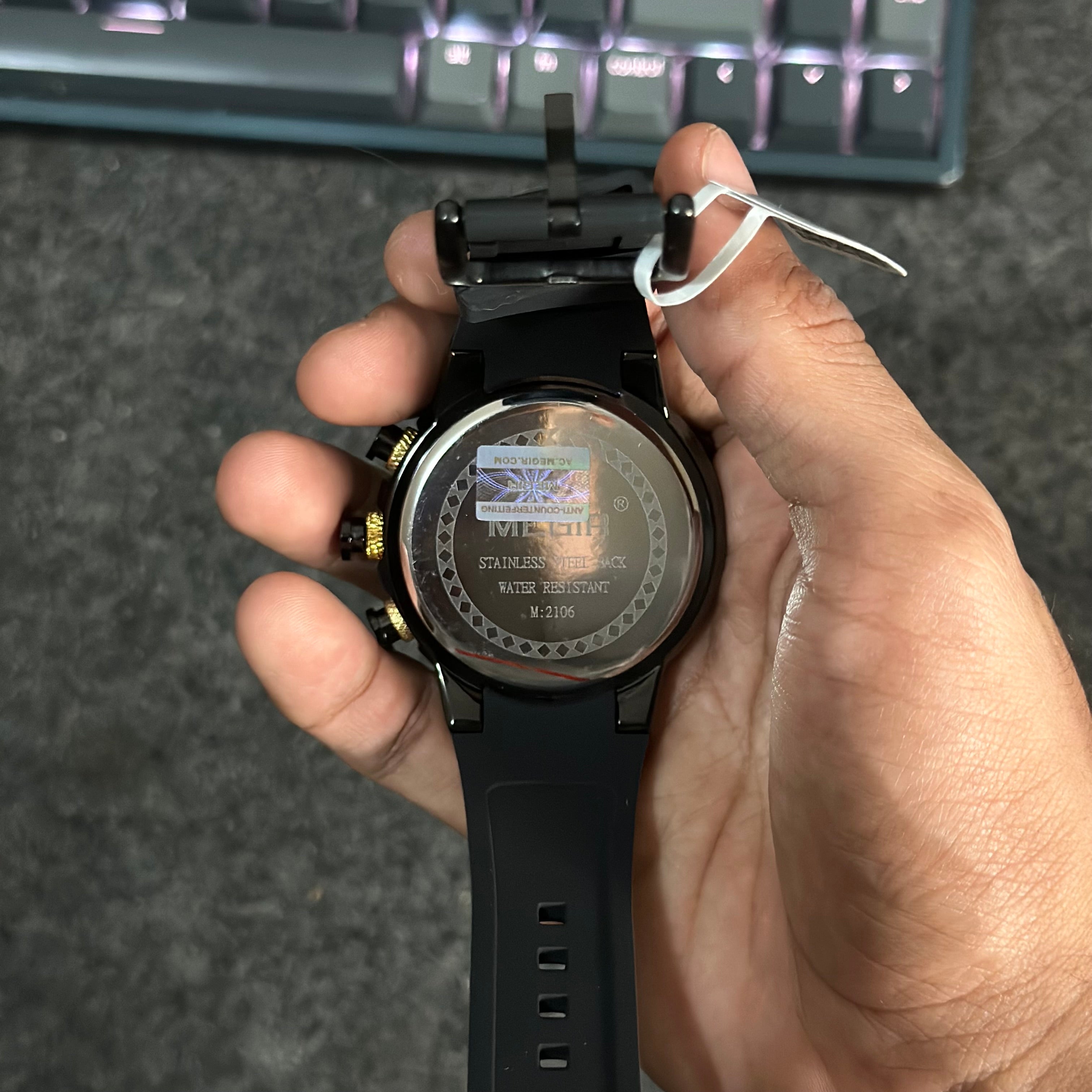Reloj Megir 2106 Racing Cronógrafo para Hombre | Acero y Silicona