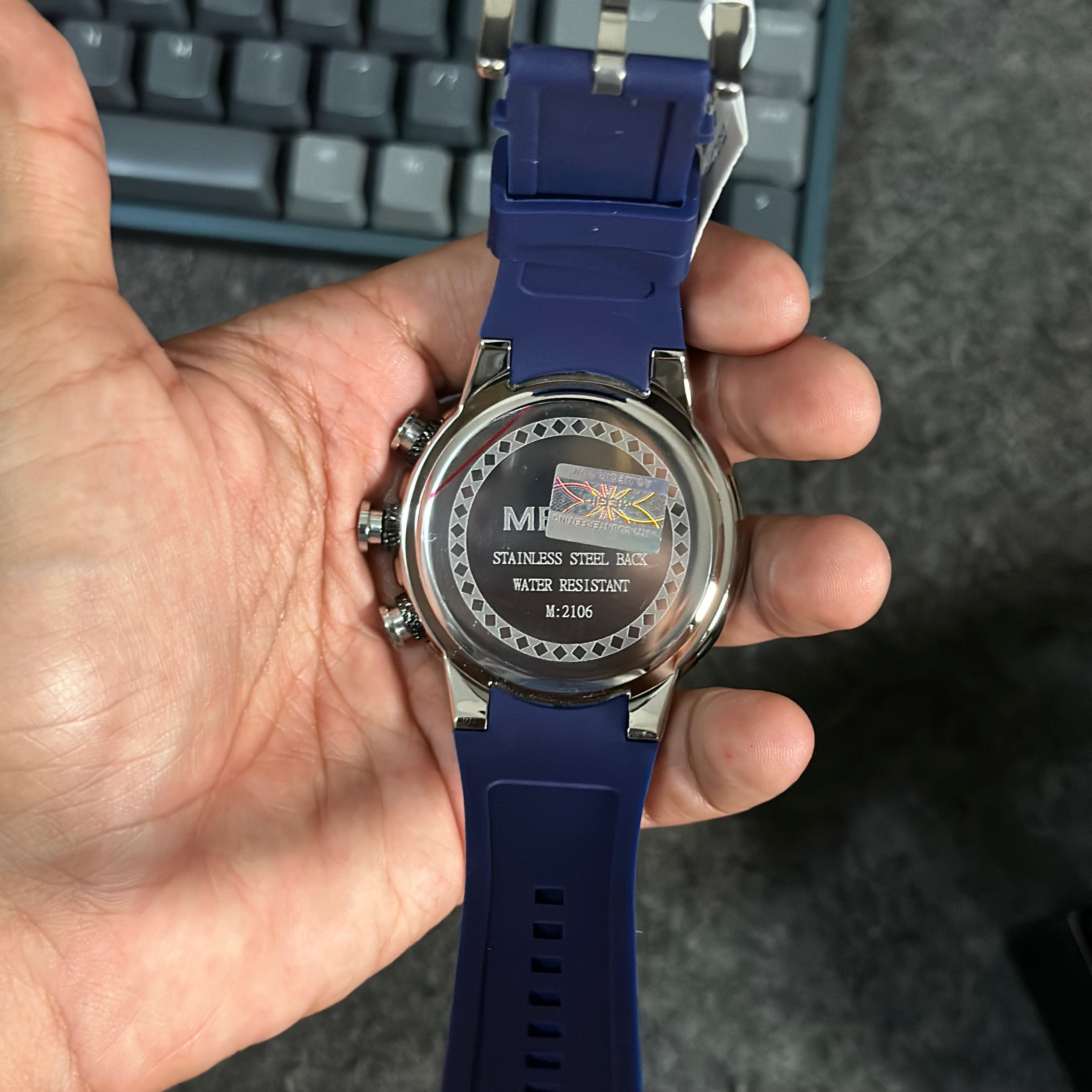 Reloj Megir 2106 Racing Cronógrafo para Hombre | Acero y Silicona