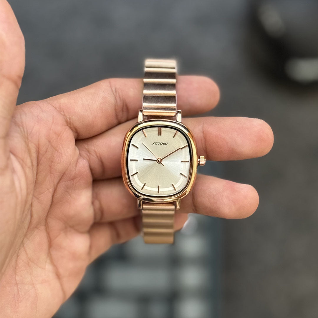 Reloj Shengke 0174 para Dama | Diseño Ovalado Minimalista