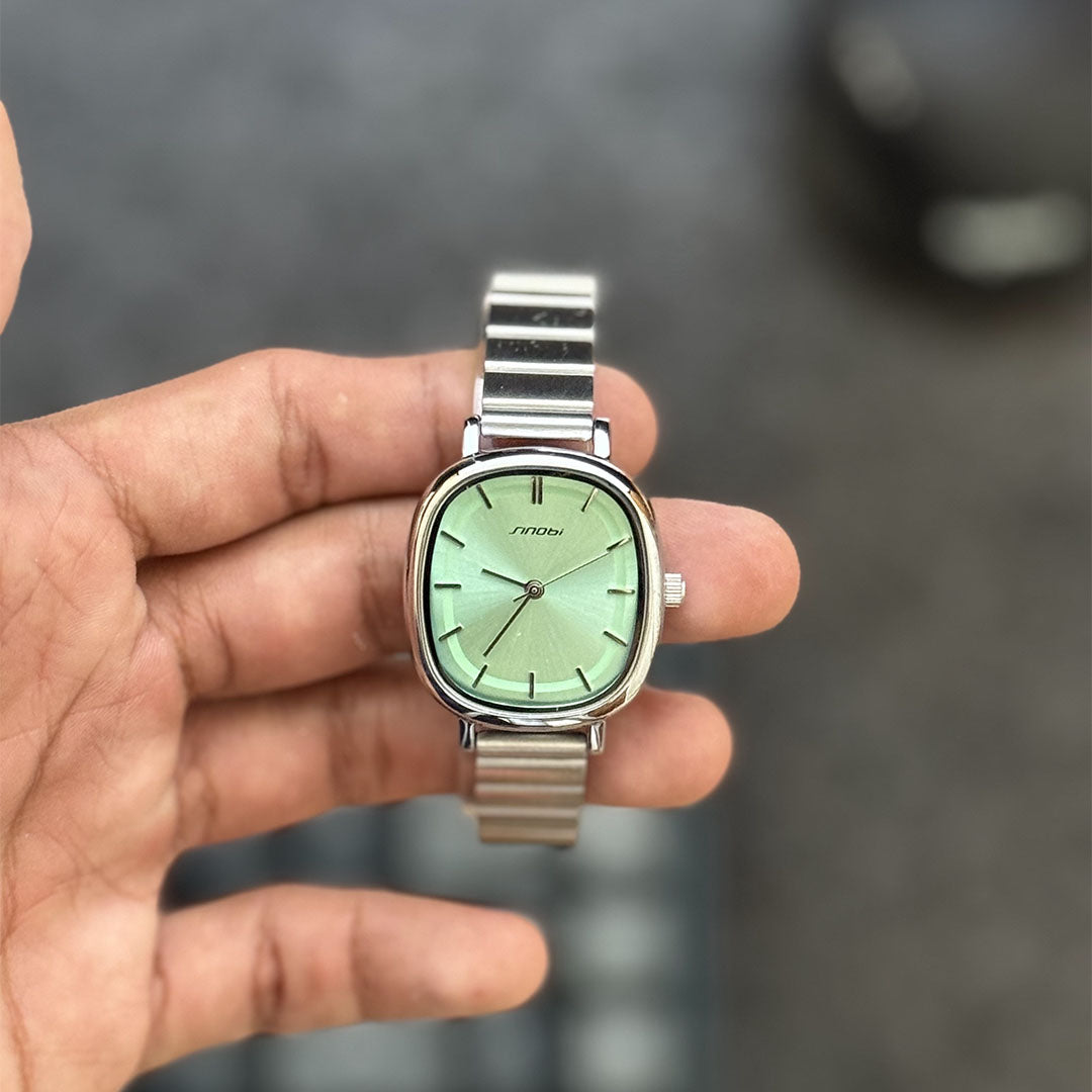 Reloj Shengke 0174 para Dama | Diseño Ovalado Minimalista