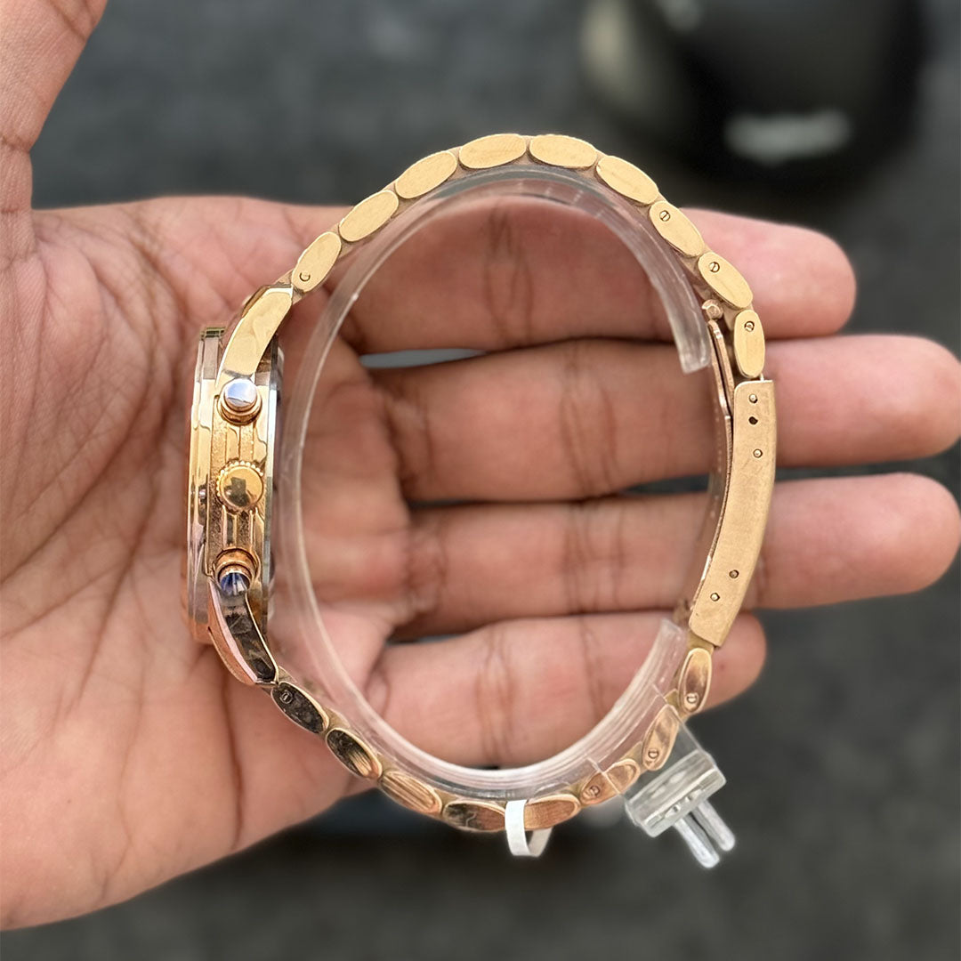 Reloj de Dama Megir 2057 | Cronógrafo Funcional en Acero Inoxidable