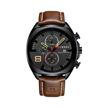 Reloj Curren casual con correa de cuero | CR-8324