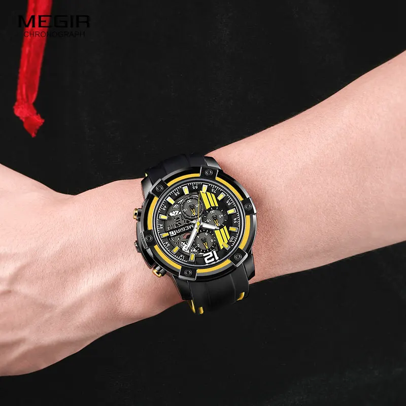 Reloj Megir deportivo con correa de silicona | MG-2097