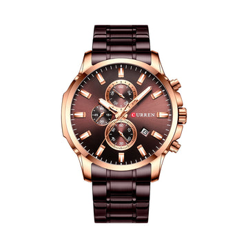 Elegante Reloj Curren de acero para caballero | CR-8348