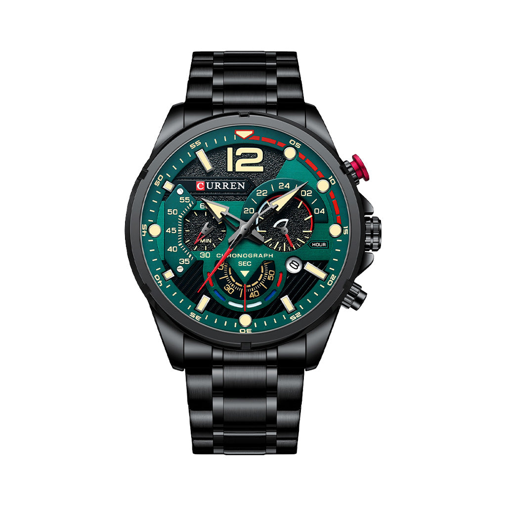 Reloj Curren 8395 Cronógrafo Racing para Hombre |Aleacion Acero