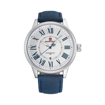 Reloj Naviforce clásico con correa de cuero para hombre | NF-9126