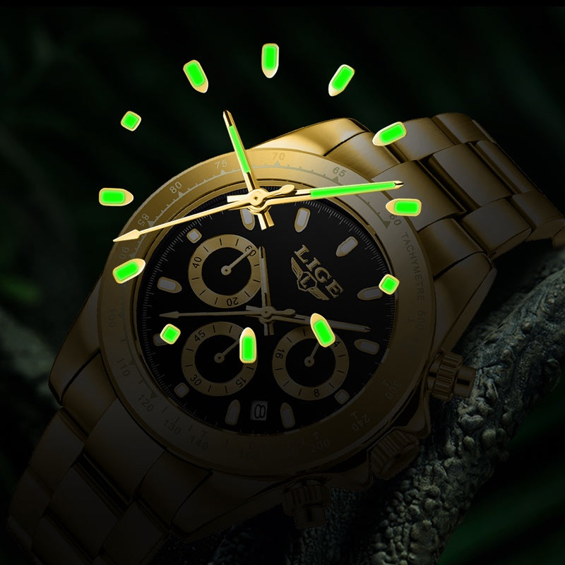 Elegante Reloj Lige con movimiento de cuarzo japonés | LG-8937